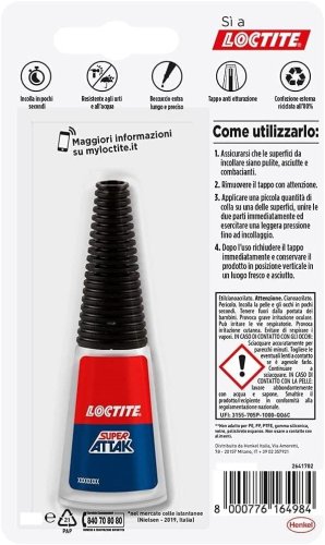 Loctite colla liquida trasparente Super Attak Professional 5,5 gr