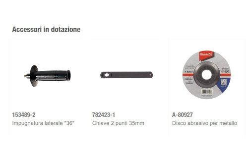 Smerigliatrice angolare Makita GA4530R 720W ø mm 115