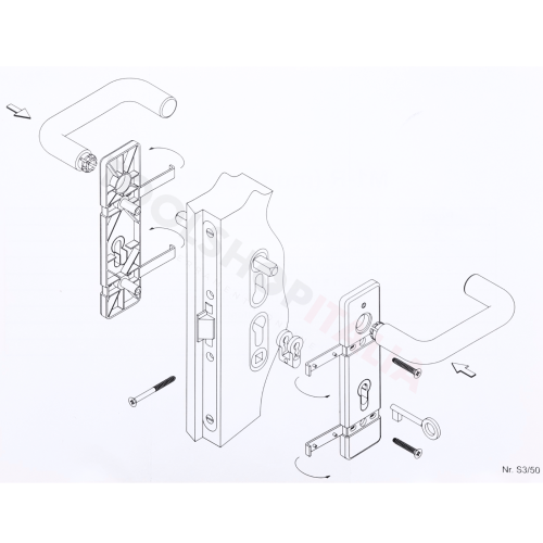 Maniglia M1 NINZ 3101003.004 per Porte Multiuso – Rever