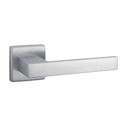 Maniglia per porta Reguitti Q-MINI 142 rosetta quadra cromo satinato