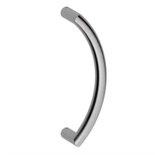 Maniglione curvato mm 382 Reguitti LISBONA ø 30 mm in acciaio inox satinato