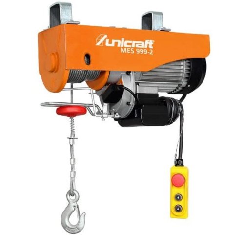 Mini argano elettrico 230V 1600W UNICRAFT MES 999-2 - PORTATA 500/999 Kg