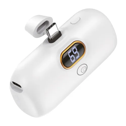 Mini power bank Lostech LS-93 USB-C 5000mAh - - bianco