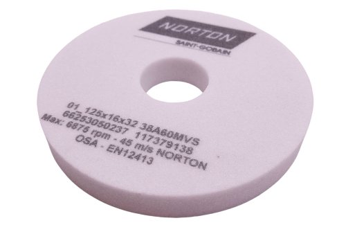 Mola abrasiva a disco piatta Norton 38A bianco - ø mm 125x16