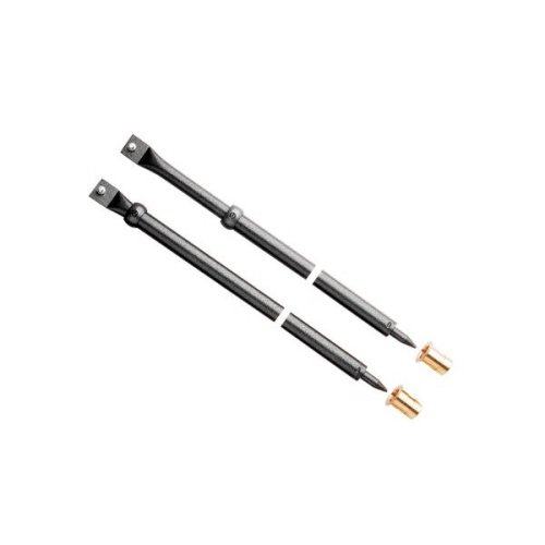 Coppia aste regolabili Mottura 93.292 ø mm 18 - colore nero RAL9005
