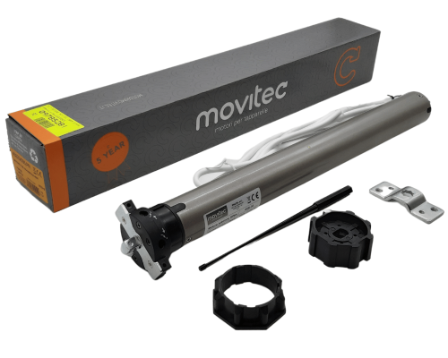 Motore per tende da sole e tapparelle 230V IP44 Movitec Pracal - Nm 20