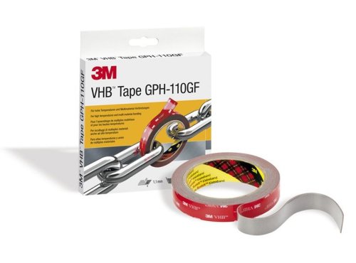 Nastro biadesivo alta temperatura 3M VHB GPH-110GF 19mm x 3m grigio