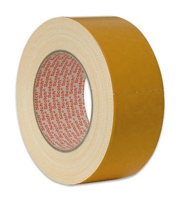 Nastro biadesivo telato 3M 9191 bianco, 50 mm x 25 mt