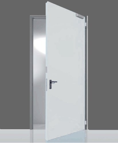 Porte tagliafuoco REI120 PROGET NINZ verniciate bianco ral9002 - L x H (mm) 1000x2150 - Apertura DX
