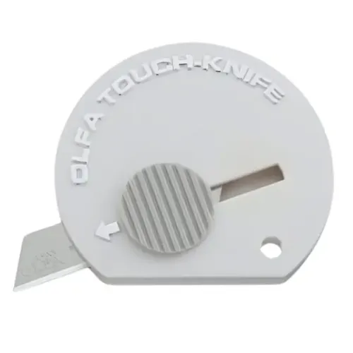 Coltello multiuso cutter mini taglierino Olfa TK4 - colore bianco