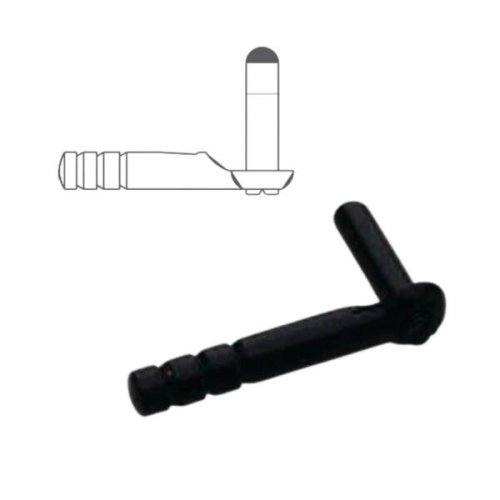 Cardine a marmo per bandella OMAD 1232 nero - mm 66