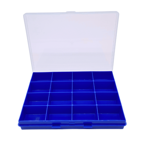 Organizer porta minuteria 16 scomparti con coperchio Terry MIX F1