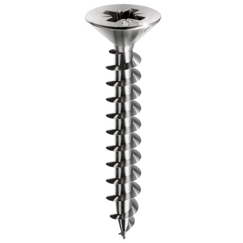 Vite autofilettante per legno Mustad Panelvit testa piana svasata inox - ø x L mm 4x40