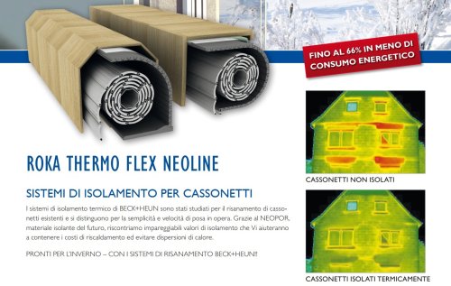 Pannello termoisolante cassonetti BECK+HEUN THERMO FLEX NEOLINE mm 1000x790x13