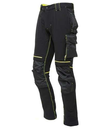 UPOWER pantaloni invernali ATOM PE145BC nero - taglia L