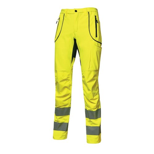 Upower pantaloni da lavoro uomo lunghi REN FLUO HL186YF - taglia 44