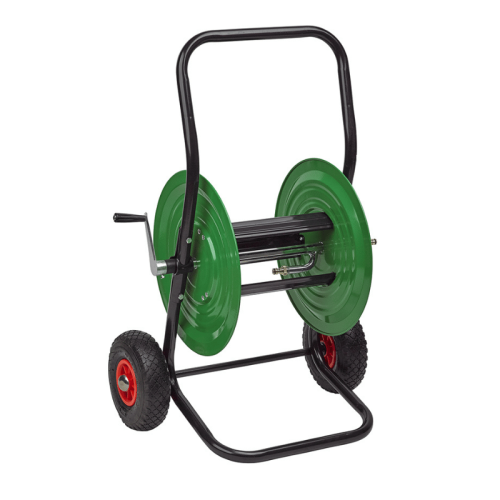 Carrello avvolgitubo irrigazione con ruote pneumatiche Papillon 80m 3/4