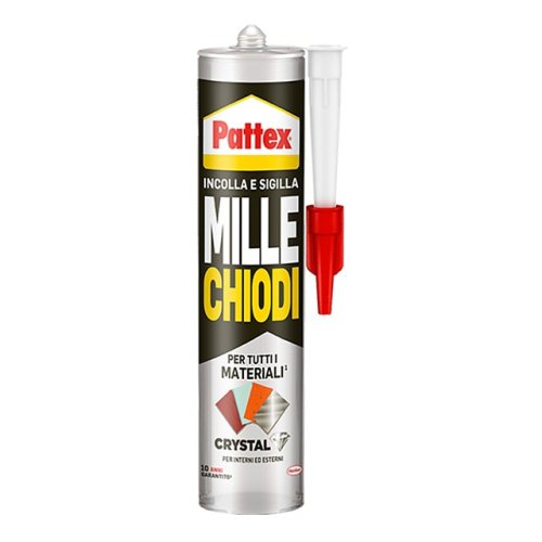 Pattex Millechiodi Crystal colla multiuso cristallina 290gr