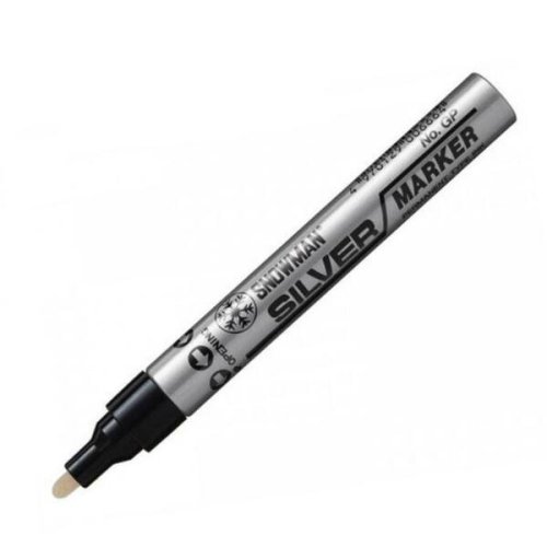Pennarello marcatore a smalto per ritocco Paint Marker Snowman - colore argento
