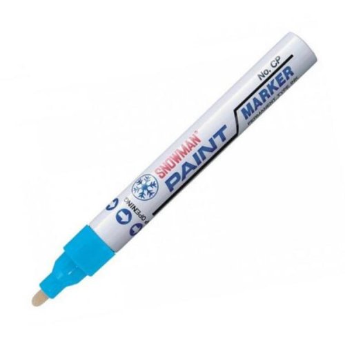 Pennarello marcatore a smalto per ritocco Paint Marker Snowman - colore azzurro cielo