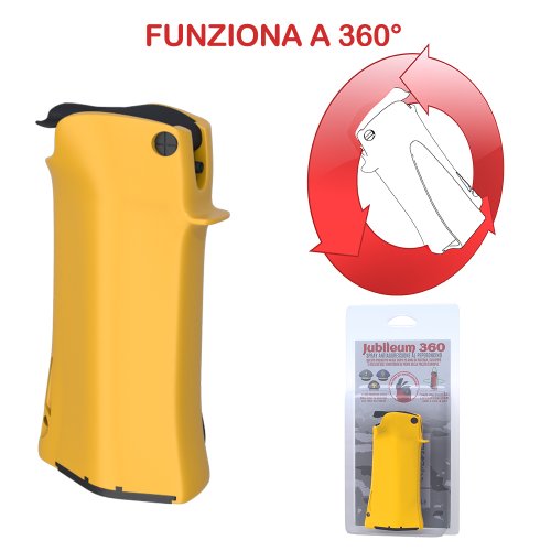 Spray peperoncino JUBILEUM 360 - 20ml - colore giallo