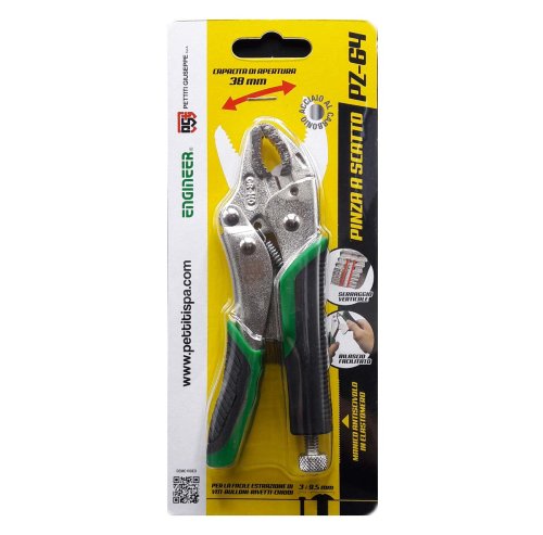 Pinza Grip a scatto per estrazione viti e bulloni mm 150 PETTITI PZ-64