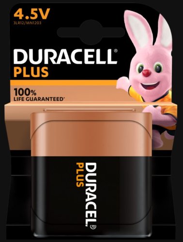 Batteria pila alcalina Duracell PLUS 4,5V 3LR12/MN1203