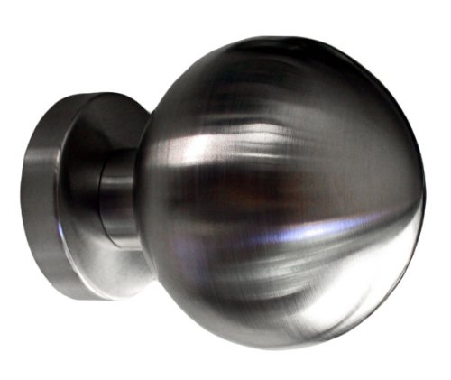 Pomolo in acciaio inox satinato Saguatti INOX69/MB - ø mm 70