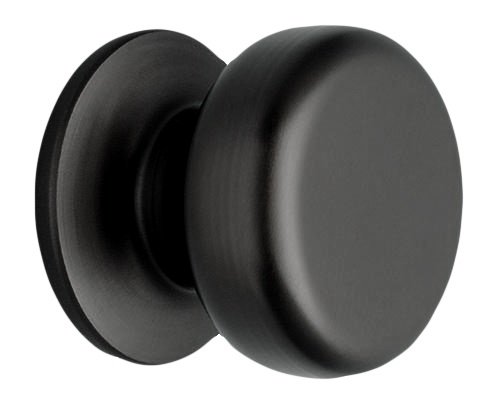 Pomolo in alluminio anodizzato Saguatti 175/70 - - nero