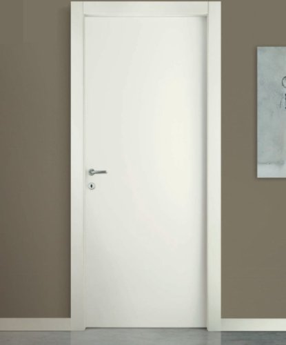 Porta a battente da interni QUADRA 320 bianco opaco - L x H (mm) 700x2100 - Apertura DX spingere