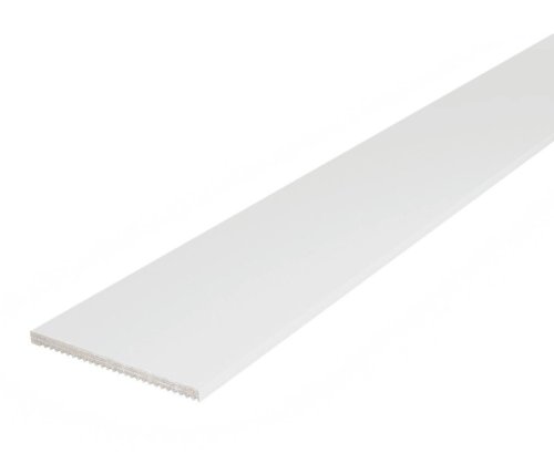 Listello coprifilo EXTE piatto in PVC bianco Massa per serramento interno ed esterno (6m) - mm 30x2,5