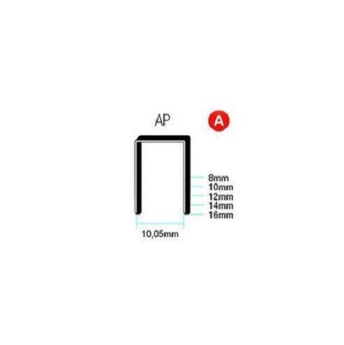 Punti metallici per fissatrici MAESTRI 116AP 1110130 (600 pz)