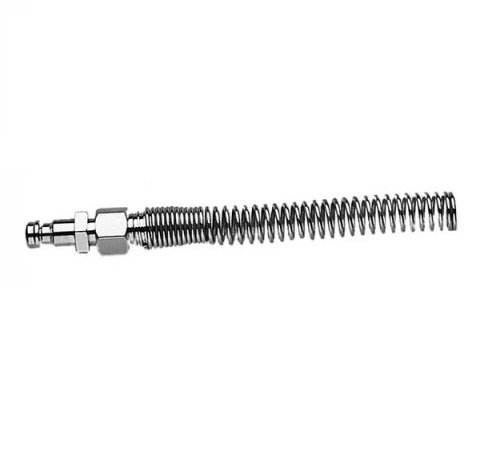 Innesto maschio aria compressa con molla per tubo ø 8x10 mm
