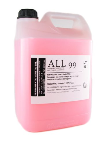 Liquido refrigerante per taglio alluminio FIMO ALL99 tanica 5 lt