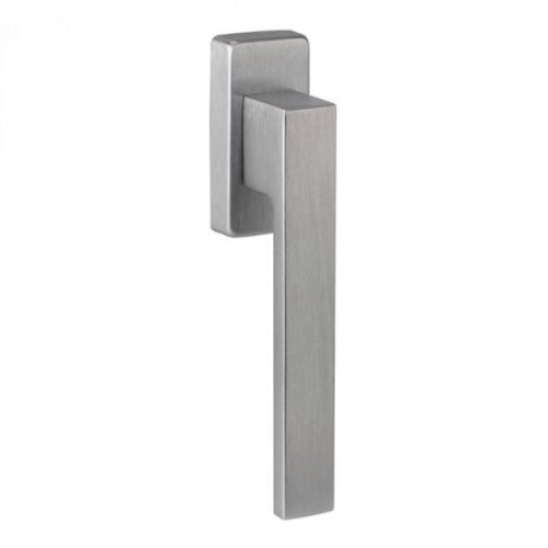 Maniglia martellina Reguitti Q-MINI 142DK cromo satinato con rosetta rettangolare