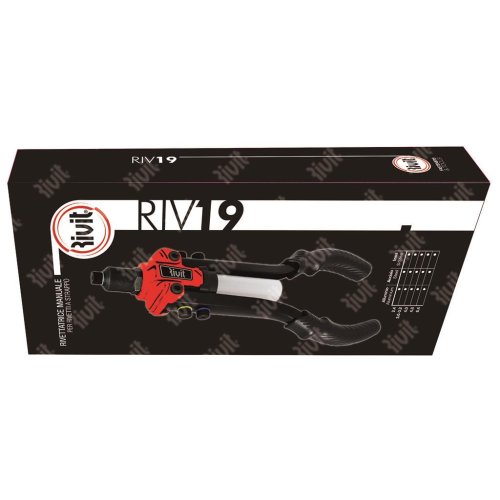 Rivettatrice a batteria Rivit RIV 730 per inserti filettati da M3 a M10 in  kit con batteria [6351900]