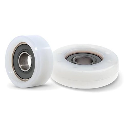 Ruota in nylon piana con cuscinetto Rolling Center RN - ø mm 33