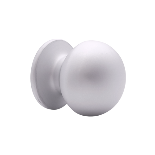 Pomolo fisso in lamiera di alluminio Saguatti 169/50 - - argento