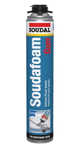 Schiuma poliuretanica per uso con pistola Soudal Soudafoam GUN 750ml