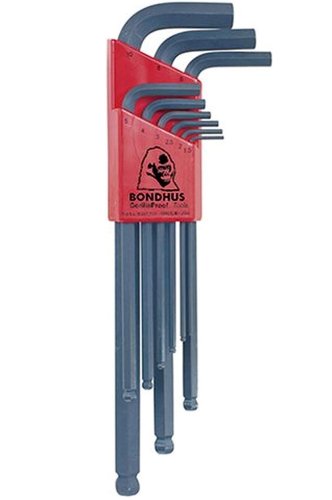 Serie 9 chiavi esagonali brugola testa sferica BONDHUS 10999 Balldriver BLX9