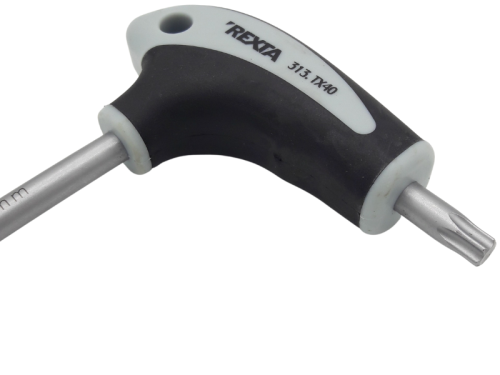 Serie 6 chiavi Torx piegate con impugnatura Rexta 313.STX6