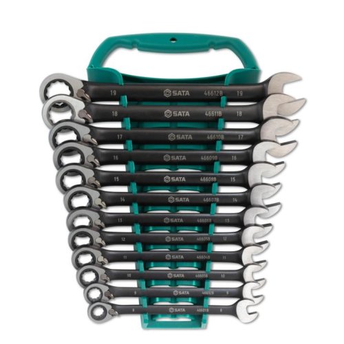 Set 12 chiavi combinate a cricchetto reversibili SATA ST08044B