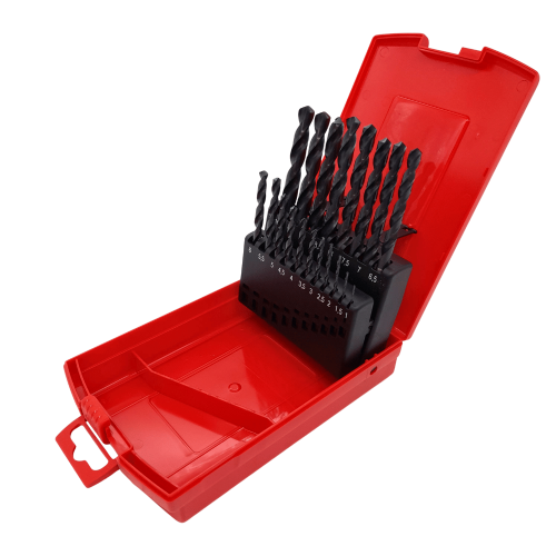 Serie 19 punte trapano Hss DIN338 1-10 mm Dormer A190201