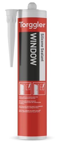 Cartuccia silicone sigillante neutro Torggler per infissi 310ml - colore bianco