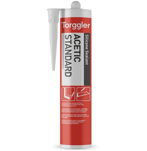 Cartuccia silicone sigillante Torggler acetico standard bianco ml280