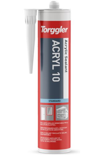Cartuccia silicone sigillante Torggler ACRYL-10 acrilico grigio verniciabile 310ml
