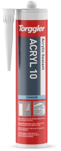 Cartuccia silicone sigillante Torggler ACRYL-10 acrilico grigio verniciabile 310ml