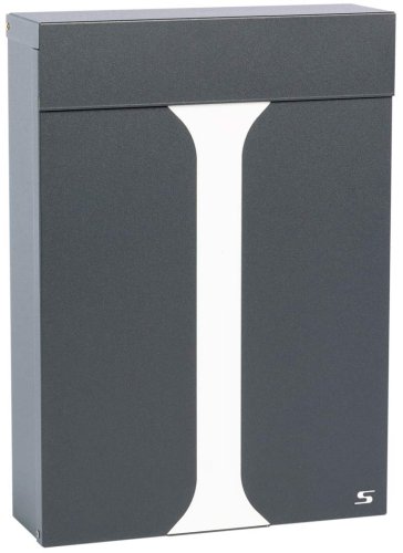 Cassetta postale in lamiera formato rivista SILMEC S23 - 10-223.84 - cover bianca