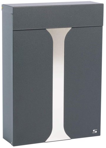 Cassetta postale in lamiera formato rivista SILMEC S23 - 10-223.84 - cover inox
