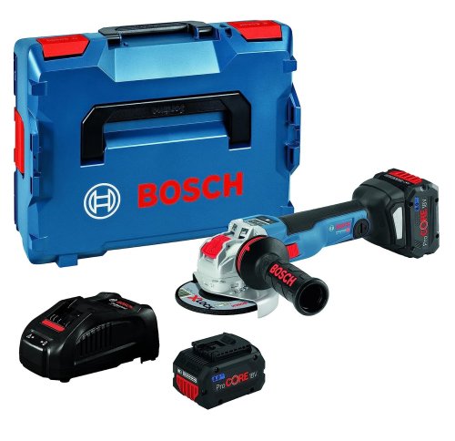 Smerigliatrice angolare a batteria ø 125mm Bosch Professional GWX 18V-10 SC X-Lock in valigetta